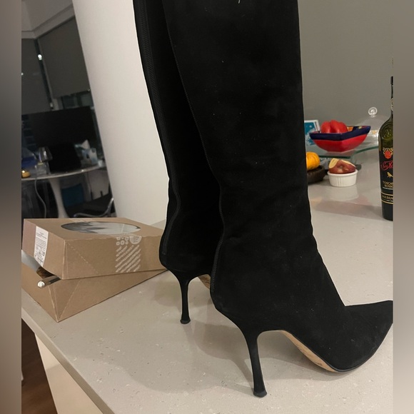 Black suede Jimmy Choo boots - MOVING SALE - Picture 10 of 11